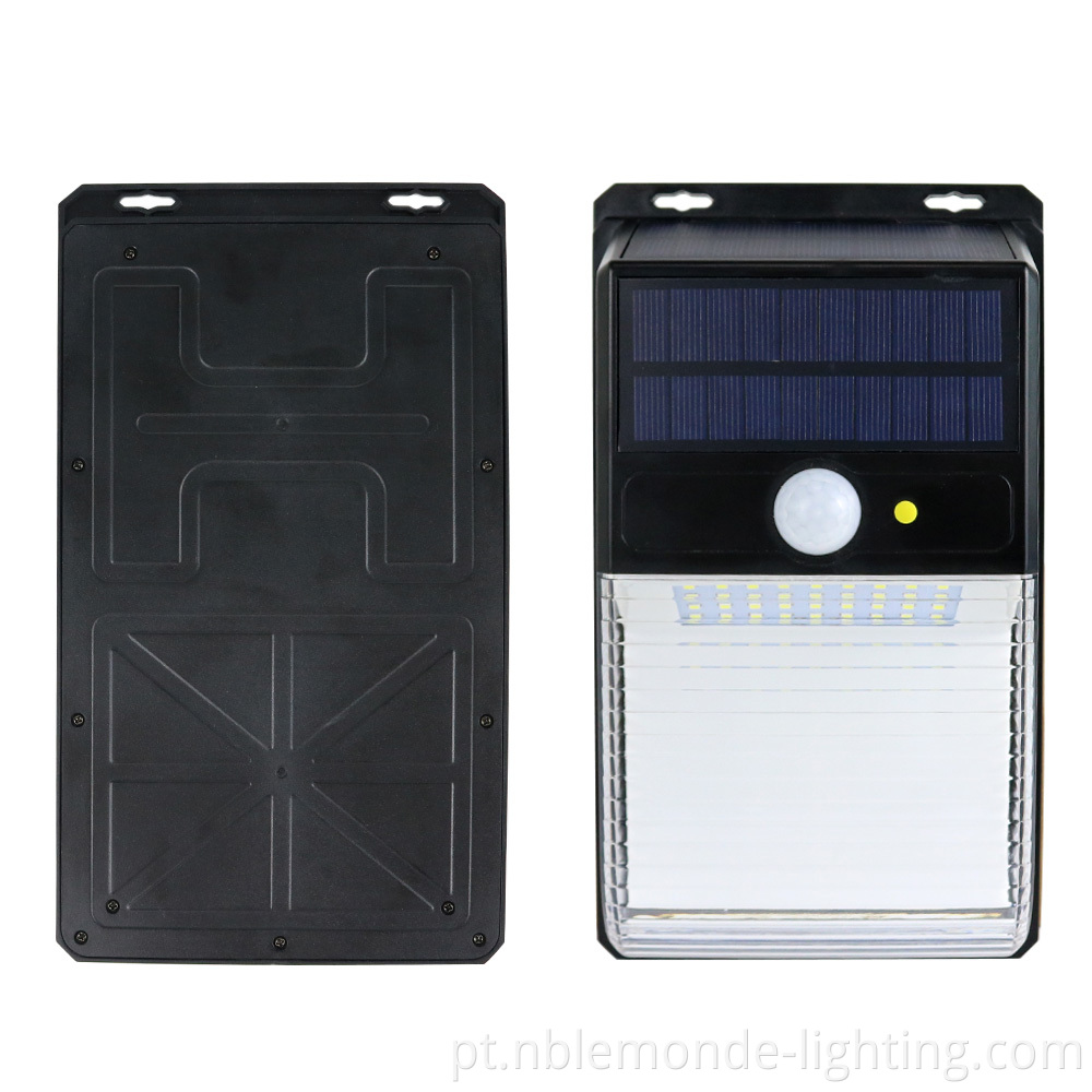 Solar Motion-Activated Security Wall Light 